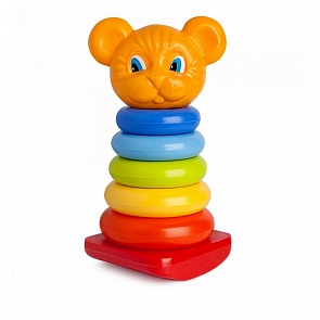 Пирамида-качалка - Тигренок, 26 см (Русский Стиль, 9240)